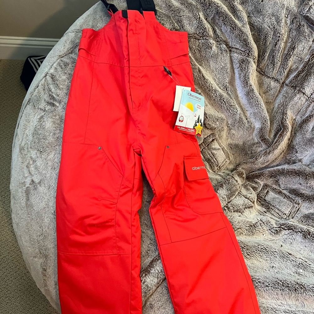Obermeyer Kids Bright Red Overalls